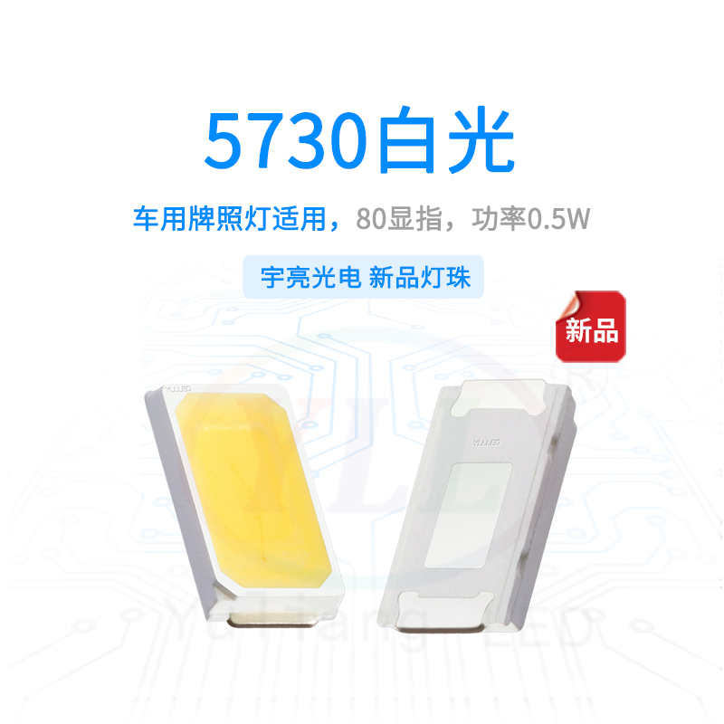 5730白光车用牌照灯主图
