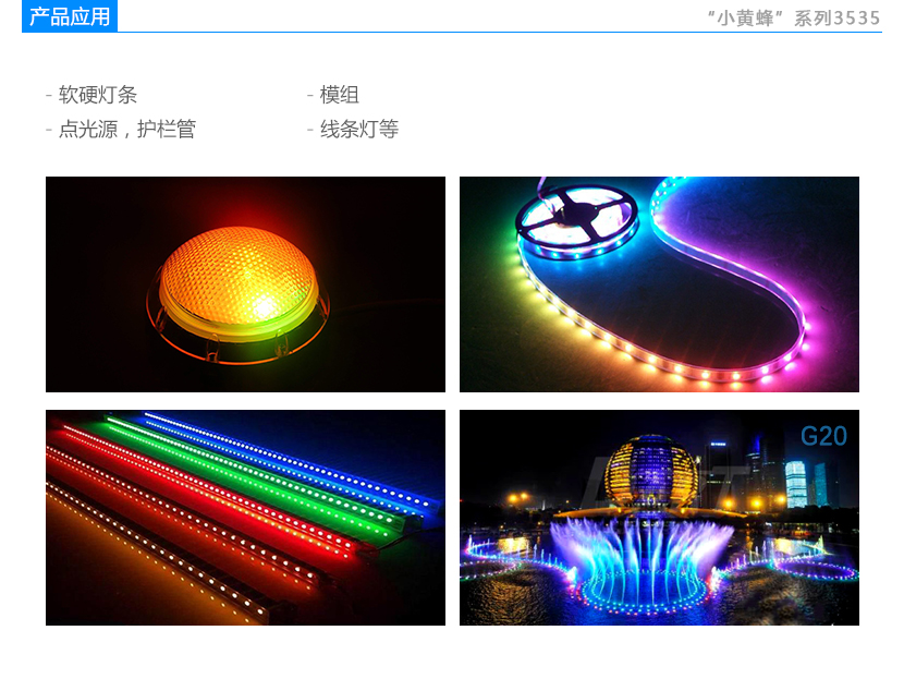 3535白光led产品应用